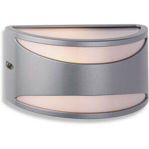 FIRSTLIGHT PRODUCTS Firstlight Meridian - 1 Light Wall Light - 60W Silver IP65, E27