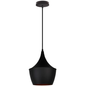 WOTTES Modern Ceiling Pendant Light Black and Gold Metal Chandelier Adjustable Hanging Lamp - b