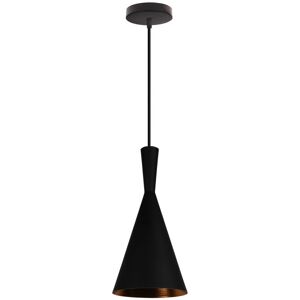 WOTTES Modern Ceiling Pendant Light Black and Gold Metal Chandelier Adjustable Hanging Lamp - a