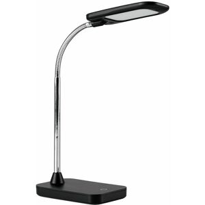 Valuelights - Modern Adjustable Polaris 5W Dimmable Modern Desk Task Lamp Black & Chrome Finish