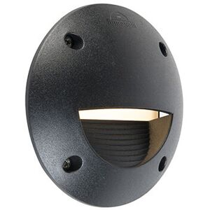 QAZQA Modern outdoor wall spot black incl. LED IP65 - Leti - Black