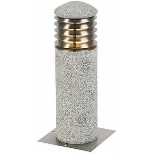 QAZQA Modern standing outdoor lamp granite 40 cm - Happy - Grey