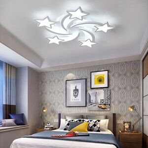 Livingandhome - Modern Star led Chandelier Ceiling Light , 5 Head Dimmable