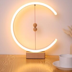 HÉLOISE Modern Table Lamp, Magnetic Ball Switch Control Led Bedside Lamp, Minimalist Desk Lamp for Bedroom, Living Room, Office