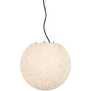 QAZQA Modern outdoor hanging lamp gray 35 cm IP65 - Nura - Grey