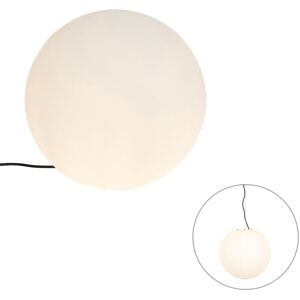 QAZQA Modern outdoor lamp white 45 cm IP65 - Nura - White