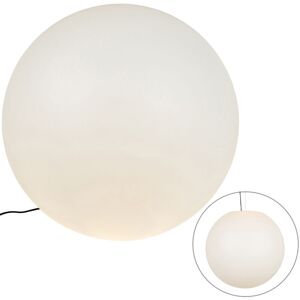 QAZQA Modern outdoor lamp white 77 cm IP65 - Nura - White