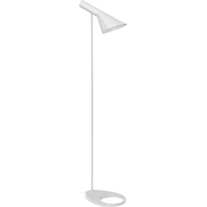 PRIVATEFLOOR Floor Lamp - Flexo Living Room Lamp - Nalan White Steel, Metal - White