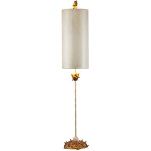 Nettle - 1 Light Table Lamp White, Gold, E27 - Elstead