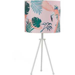 36-onli - Table lamp flamingo Metal,Fabric Pink