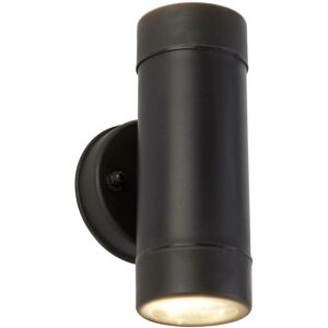 Outdoor - 2 Light Outdoor Up Down Wall Light Black IP44, GU10 - Searchlight