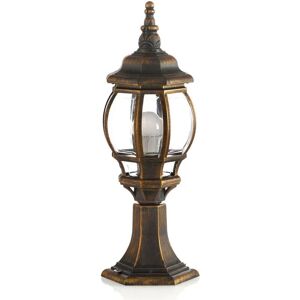 Outdoor lights Nadesha dimmable (antique, vintage) in Gold made of Plastic (1 light source, E27) from Lindby - brushed gold