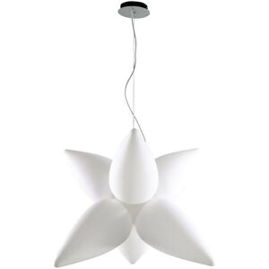 Inspired Lighting - Inspired Mantra - Palma - Ceiling Pendant 6 Light E27 Outdoor IP44, Matt White, Opal White