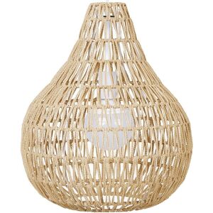 BELIANI Boho Ceiling Pendant Lamp Light Thread Lampshade Sand Beige Molopo - Beige