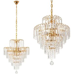 REA Pendant Lamp toolight 312358 Cristal Gold 6-light points E14 40x40x47cm - gold