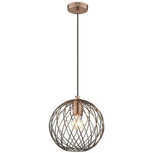 Spring Lighting - whitby L25 Antique Copper Pendant Light 1 Lights