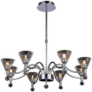 INSPIRED LIGHTING Inspired Clearance - Neptune Pendant Round 8 Light G9 Polished Chrome