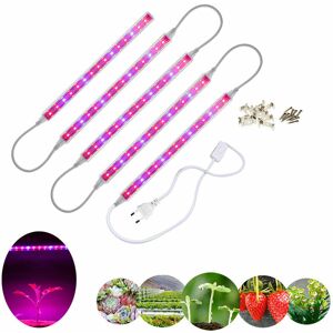 Alwaysh - Plant Lamp, Horticultural Cultivation Lamp Red&Blue T5 Grow led Grow Light Lamp with Timer Dimmable Horticultural Lighting for Indoor