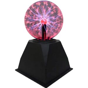 Goeco - Plasma ball, 4 inch magic plasma lamp, plasma light sphere sensitive to touch and sound for gifts, decorations, physics toys