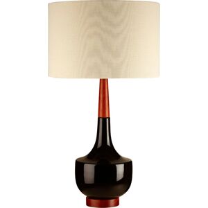 Table Lamp with Wood / Ceramic Base - Premier Housewares