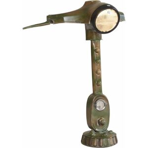 Verty Furniture - Priya Recycled Used Metal Scooter Table Lamp - Multicolour