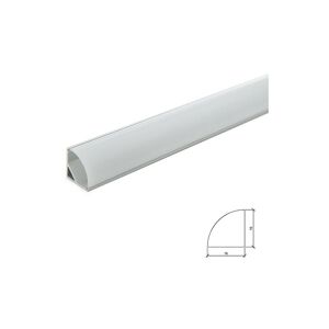GREENICE Profile Aluminum For led Strip For Corners - Diffuser Milky x 2M (SU-A1616)