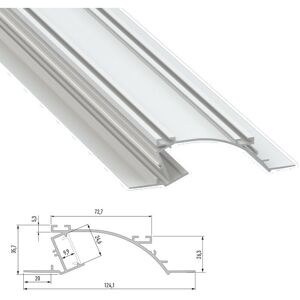 Greenice - Profile Aluminum Mole 2,02M LL-10-0514-20