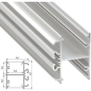 Greenice - Profile Aluminum Type dopio 2,02M