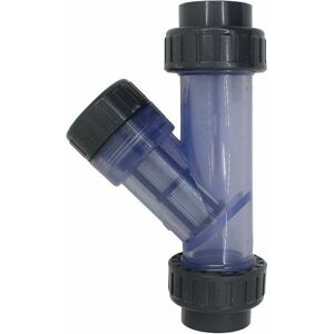 Pvc Pipe Filter y Type Mesh Filter Aquarium Irrigation pvc Strainer Tubular Filter DN15(20mm) Denuotop