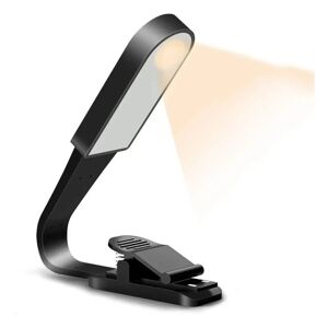 AOUGO Reading Light, usb Rechargeable Reading Light with Touch Sensor, Book Light with 3 Adjustable Brightness Modes Eye-Care, Flexible Clip on Reading