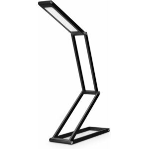 Rechargeable led Folding Desk Lamp - Dimmable Portable Aluminium Table Light for Home, Reading, Studying, Travel with Micro usb - Black Denuotop