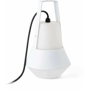 FARO BARCELONA Cat 1-Bulb White Garden Lamp