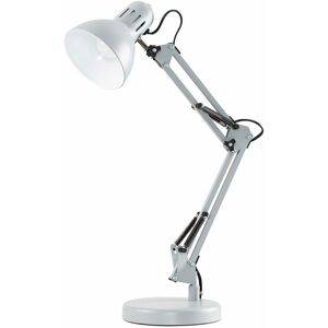 Valuelights - Monda Adjustable Desk Reading Lamp - Cool Grey - No Bulb