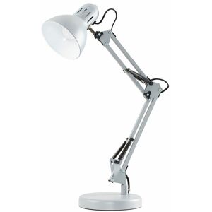 Valuelights - Monda Adjustable Desk Reading Lamp - Cool Grey - Including led Bulb