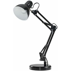 Valuelights - Monda Adjustable Desk Reading Lamp - Black - No Bulb