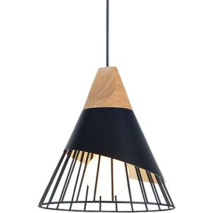 PESCE Retro Metal Pendant Light Black Cage E27 Industrial Pendant Lamp Vintage Pendant Light Vintage Metal Ceiling Lighting Retro Chandelier Ceiling