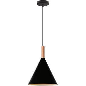 WOTTES Retro Ceiling Pendant Light Indoor Hanging Lamp Black Metal Chandelier