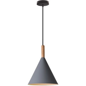 WOTTES Retro Ceiling Pendant Light Indoor Hanging Lamp Grey Metal Chandelier