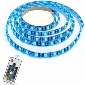 HOOPZI Rgb led Strip, led Backlight 30/60 led 5050 Flexible usb rgb led Strip Light with 5V usb Cable and Mini Controller for tv pc Computer Background