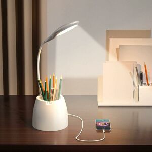 Rhafayre - Powerful led Desk Lamp, Table Lamps Dimmable 3 Brightness Levels Eye Protection Touch Control Desk Lamp Wireless usb Charging for Phone