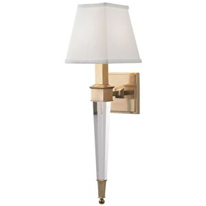 27-HUDSON VALLEY Lamp with lampshade Ruskin Brass Brass 1 bulb 52.1cm