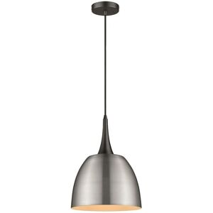 SPRING LIGHTING Frinton 1-Light Satin Nickel Pendant