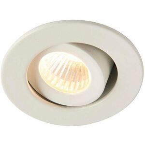 Saxby Lighting - Saxby lalo Tilt led Indoor Recessed Tilt Matt White Paint & Clear Acrylic 3000K