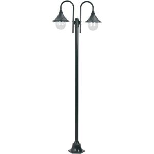 Opheliaco - Schuyler 2-Light 220cm Post Light by Ophelia & Co. - Green