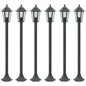 OPHELIA & CO. Selinsgrove 6-Light 110cm Post Light by Ophelia&co. Green