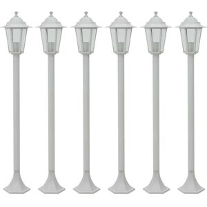 OPHELIACO Selinsgrove 6-Light 110cm Post Light by Ophelia & Co. - White
