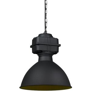 QAZQA Industrial hanging lamp small matt black - Sicko - Black