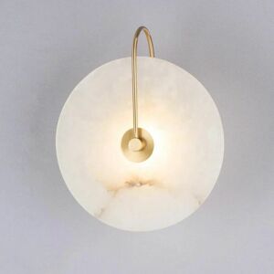 HOOPZI Simple led wall light decoration in natural Spanish marble - 16cm gold