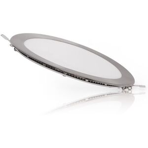 Greenice - led Plate 18W 1217Lm 3000ºK Circular Satin Nickel 50,000H [GL-CL-R18N-WW]