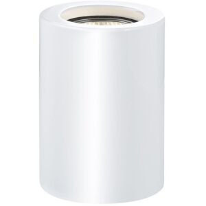 Happy Homewares - Small and Contemporary White Gloss led Table/Floor Lamp Uplighter by White